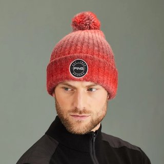 PING Barraclough men's winter cap, red multi