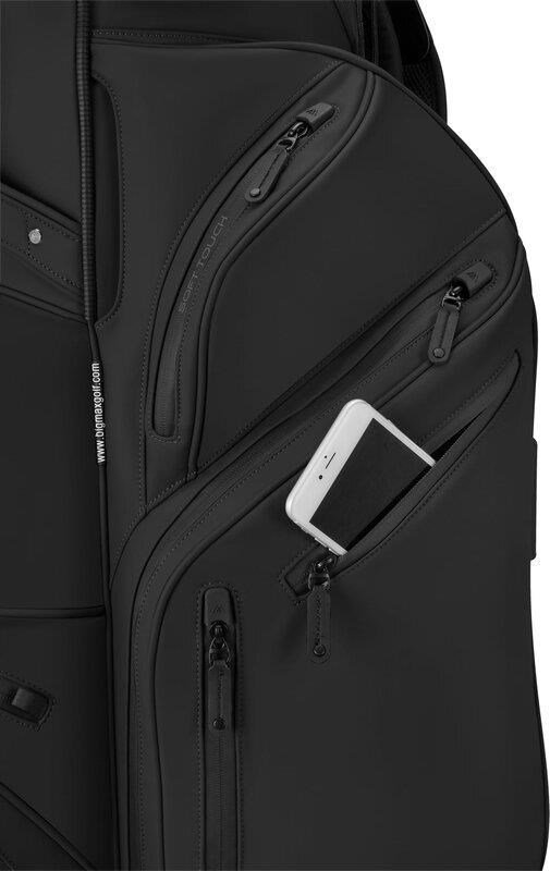 Big Max Dri Lite Silencio Prime cart bag, black