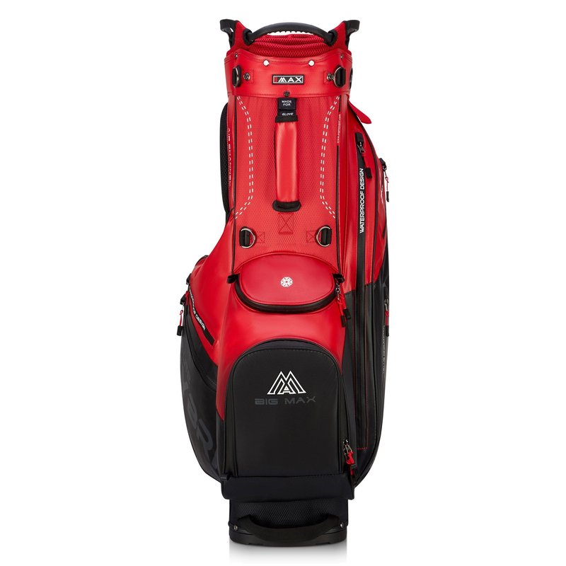 Big Max Dri Lite Hybrid Plus stand bag, red/black