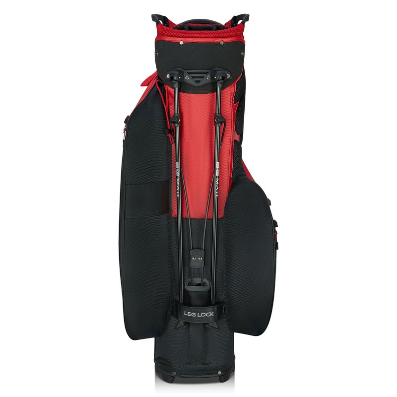Big Max Dri Lite Hybrid Plus stand bag, red/black