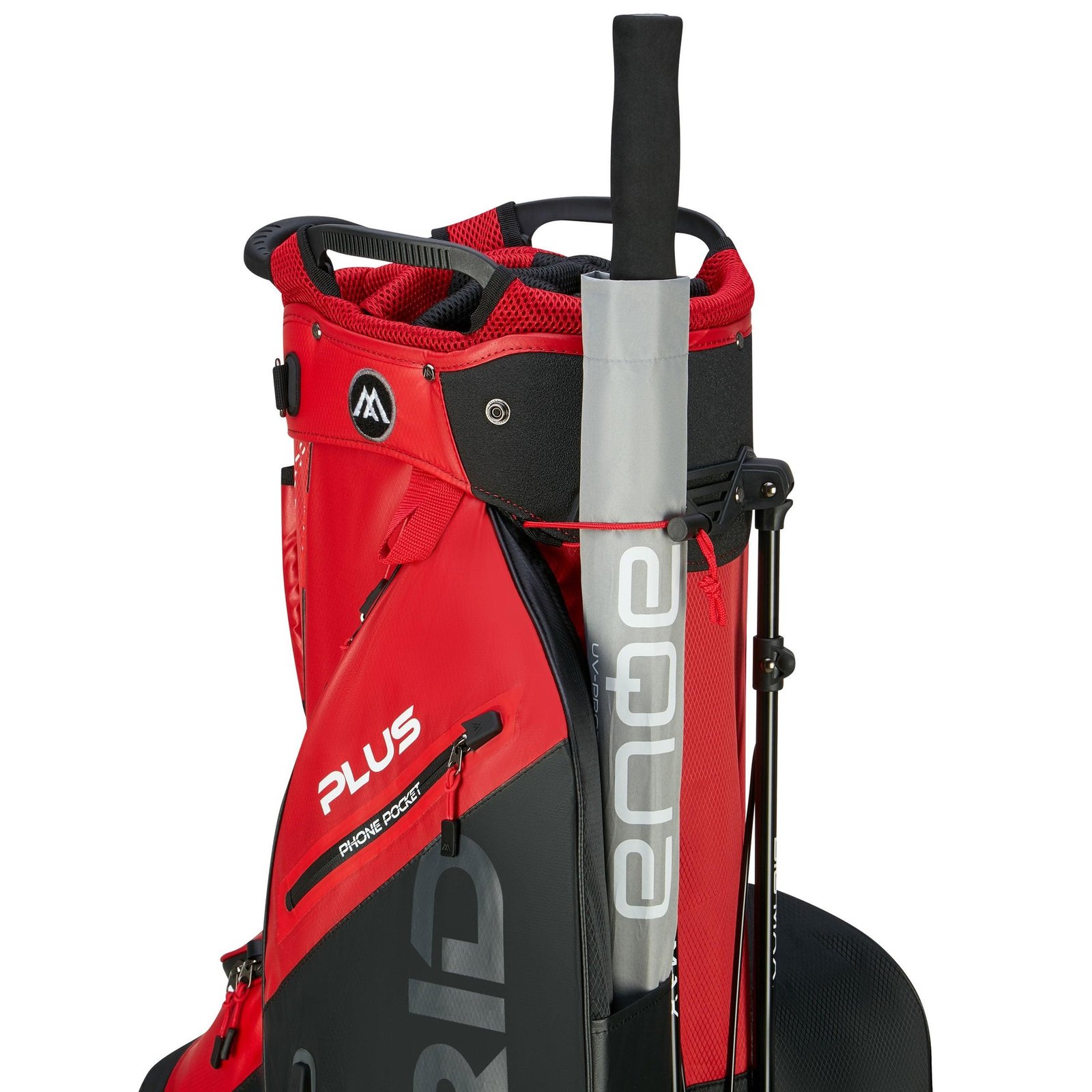 Big Max Dri Lite Hybrid Plus stand bag, red/black