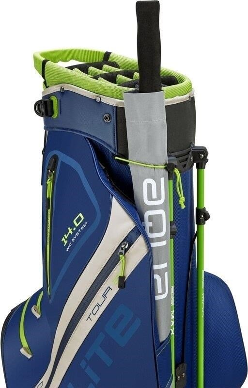 Big Max Dri Lite Hybrid Tour 2 stand bag, navy/lime