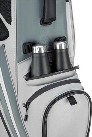 Big Max Dri Lite Hybrid Tour 2 stand bag, silver/grey