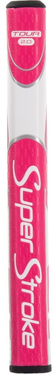 Super Stroke SuperStroke Zenergy Tour 2.0 putter grip, pink/white
