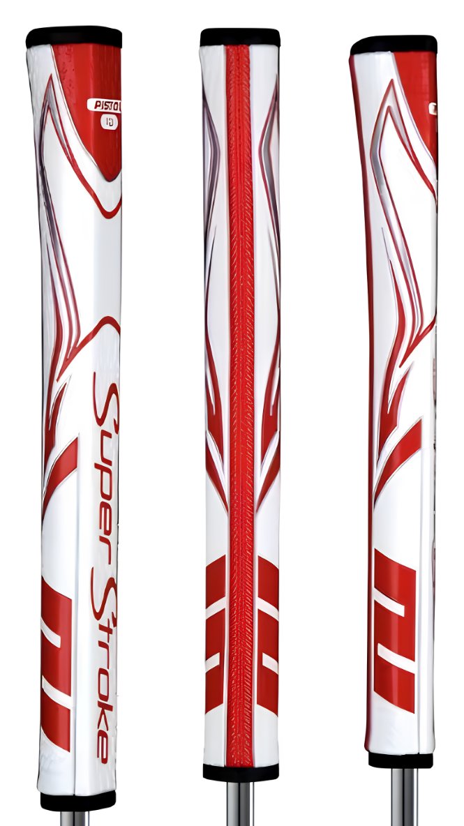 Super Stroke SuperStroke Zenergy Pistol GT 1.0 putter grip, white/red