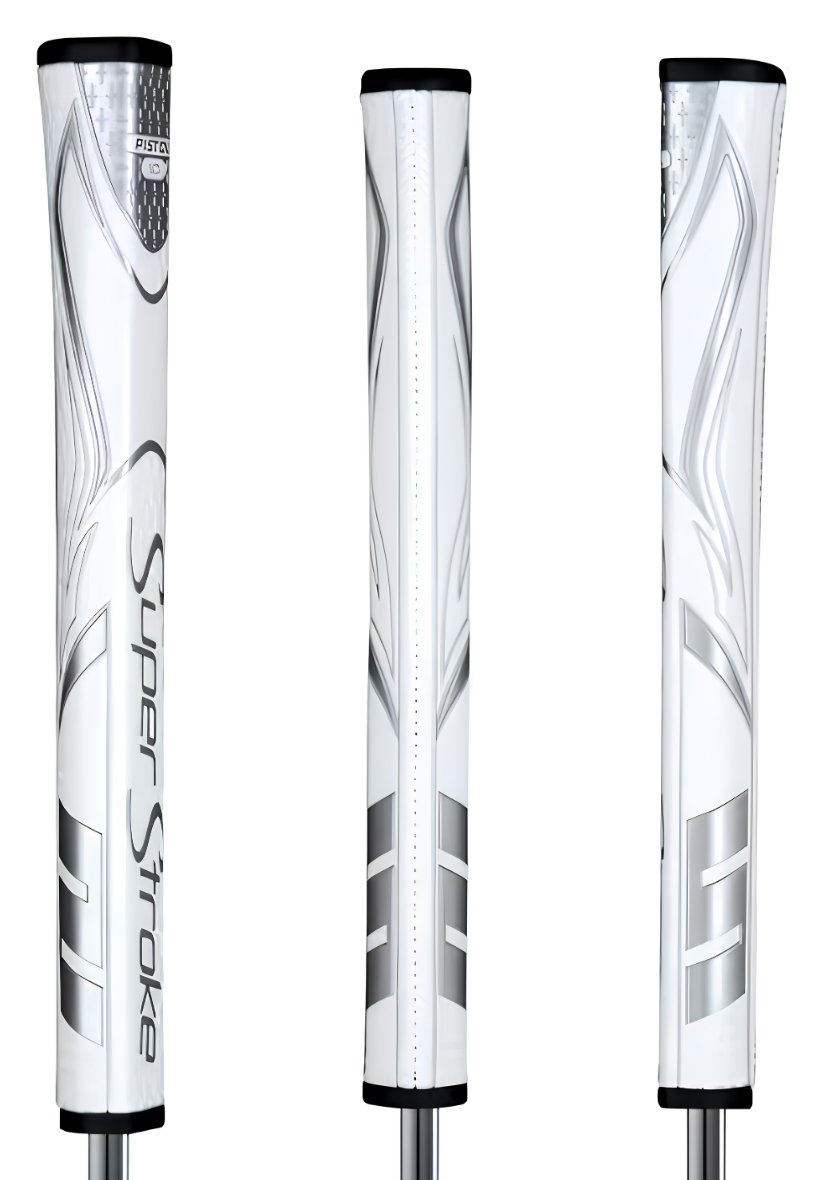 Super Stroke SuperStroke Zenergy Pistol GT 1.0 putter grip, white/silver