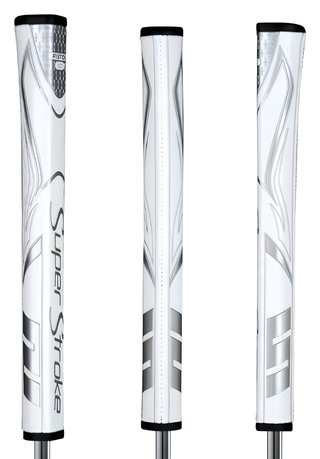 Super Stroke SuperStroke Zenergy Pistol GT 1.0 putter grip, white/silver