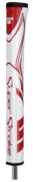 Super Stroke SuperStroke Zenergy Pistol GT 2.0 putter grip, white/red