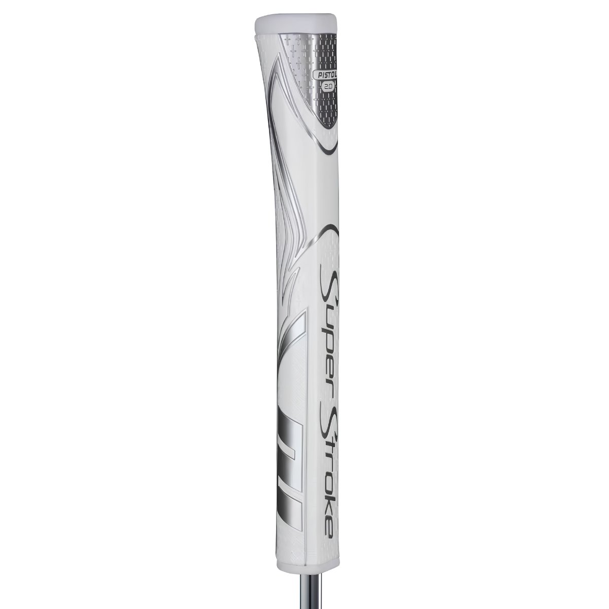 Super Stroke SuperStroke Zenergy Pistol GT 2.0 putter grip, white/silver