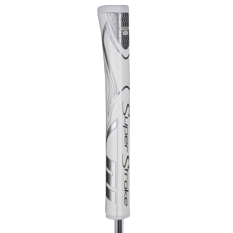 Super Stroke SuperStroke Zenergy Pistol GT 2.0 putter grip, white/silver