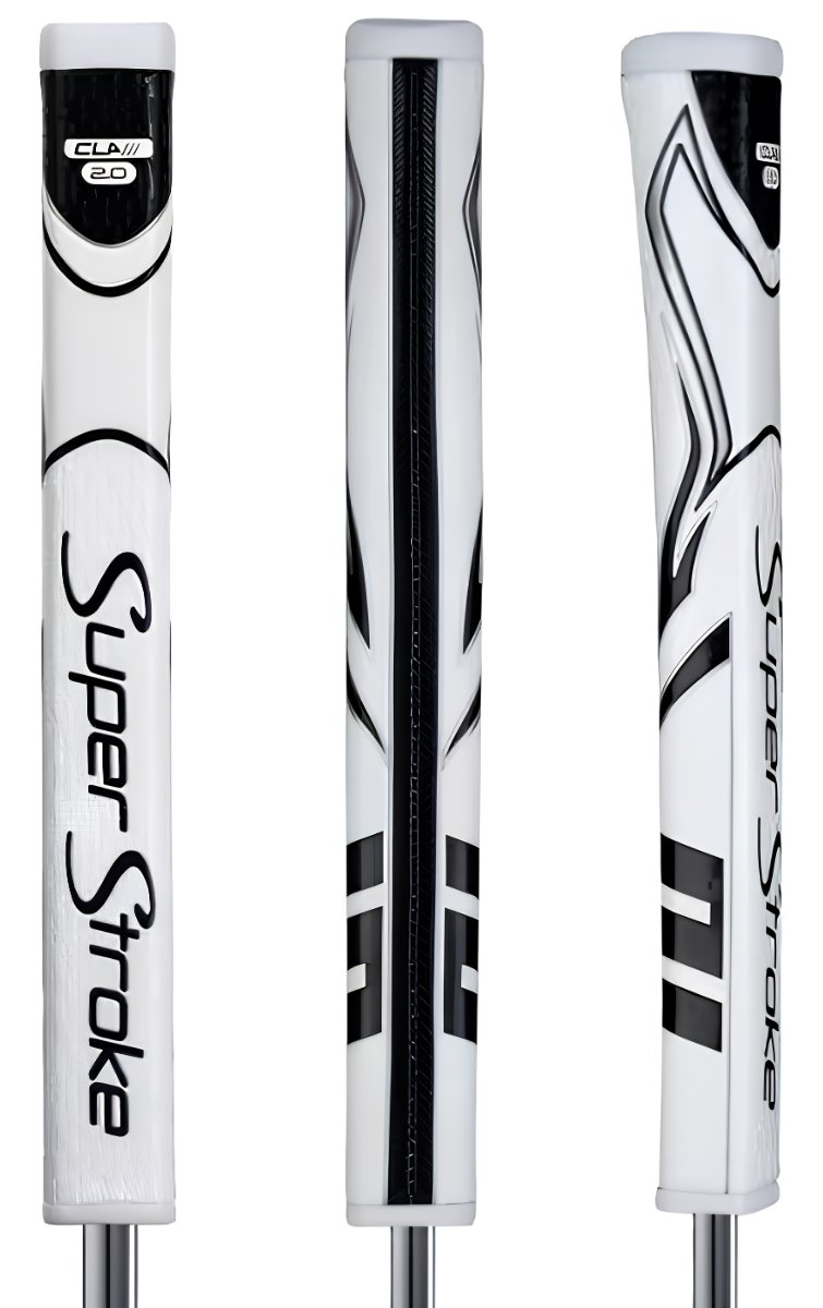 Super Stroke SuperStroke Zenergy CLAW 2.0 putter grip, white/black
