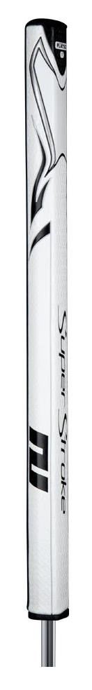 Super Stroke SuperStroke Zenergy Flatso 17" putter grip, white/black