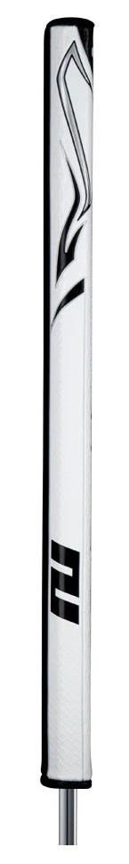 Super Stroke SuperStroke Zenergy Flatso 17" putter grip, white/black