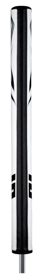 Super Stroke SuperStroke Zenergy Flatso 17" putter grip, white/black