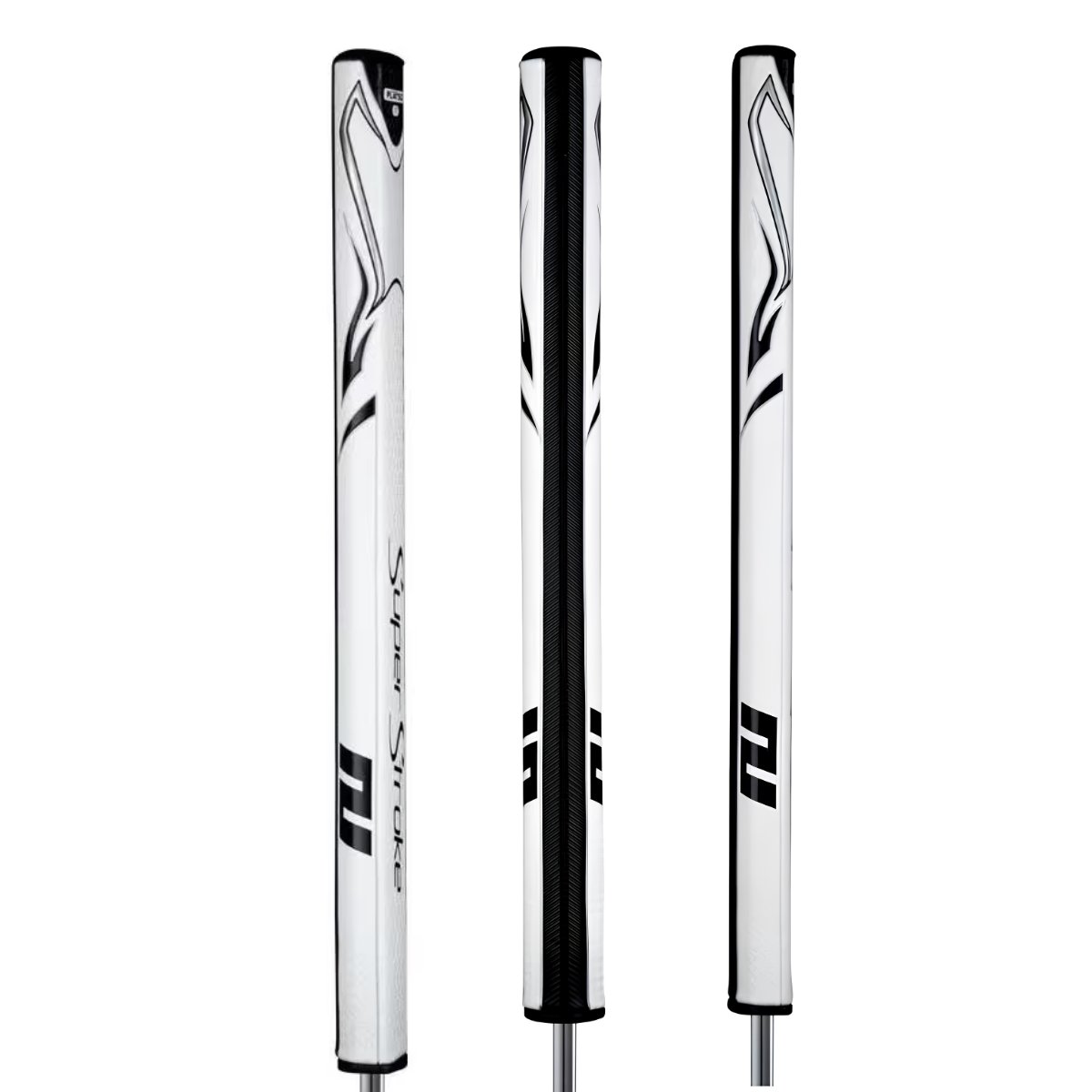 Super Stroke SuperStroke Zenergy Flatso 17" putter grip, white/black