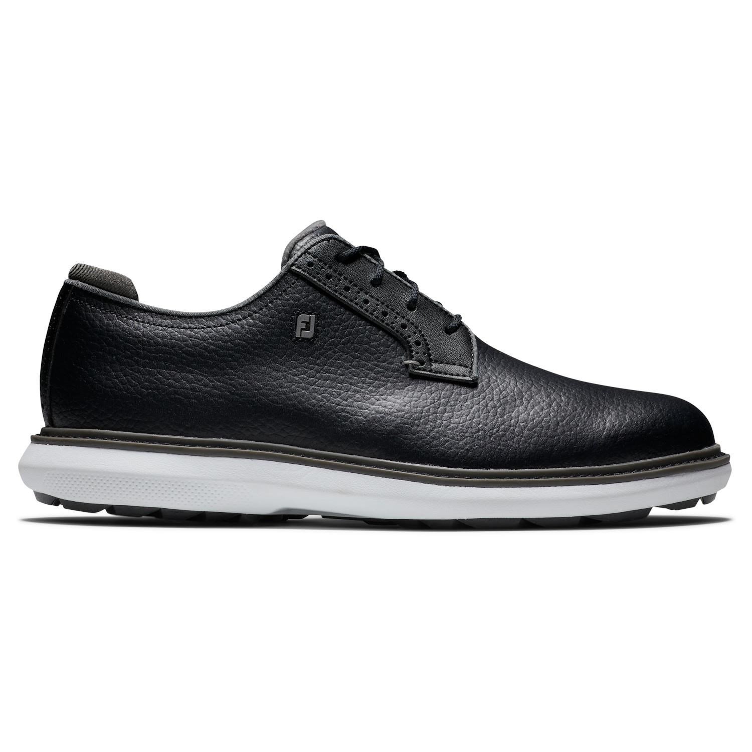FootJoy Traditions Blucher men's golf shoes, black/grey/white blucher
