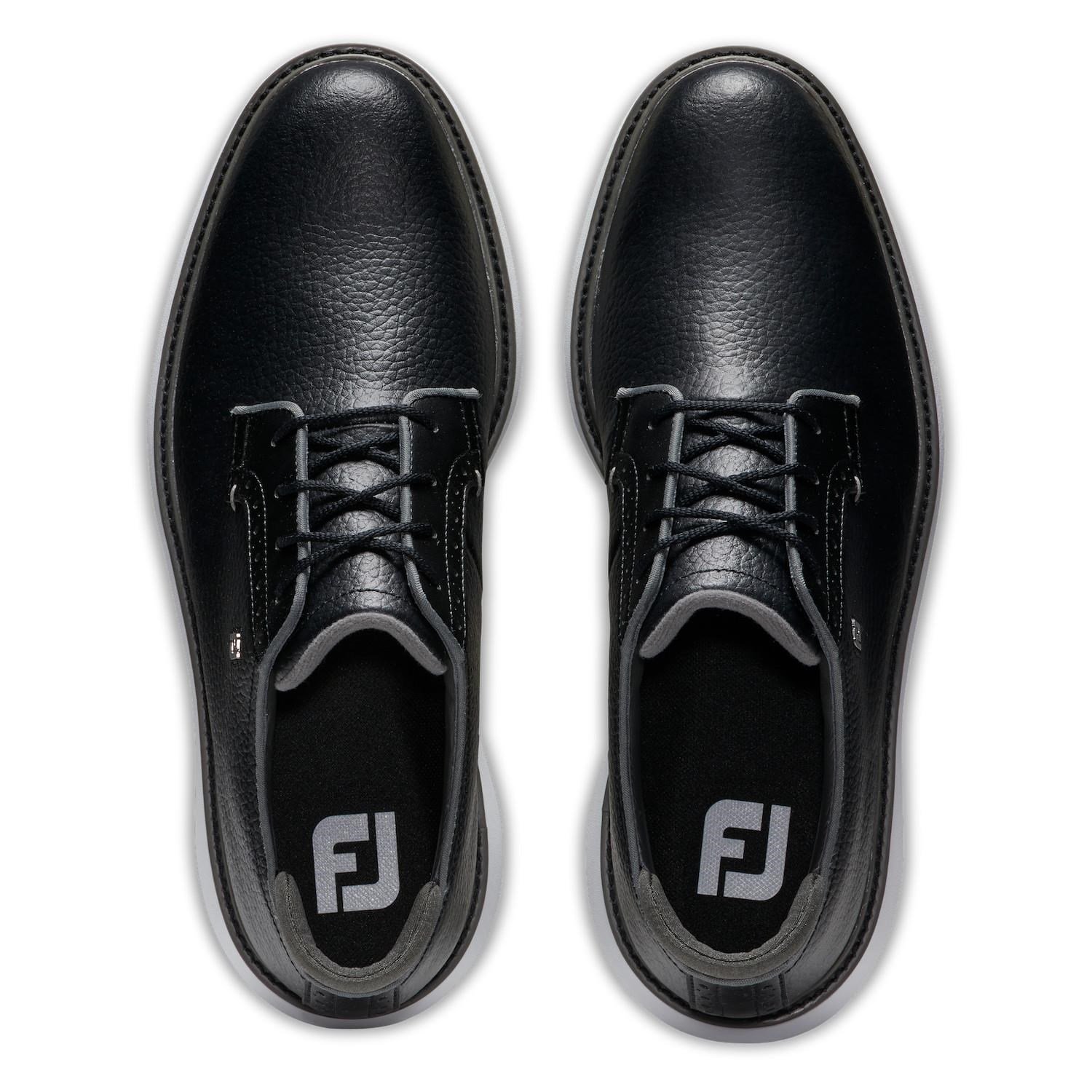 FootJoy Traditions Blucher men's golf shoes, black/grey/white blucher