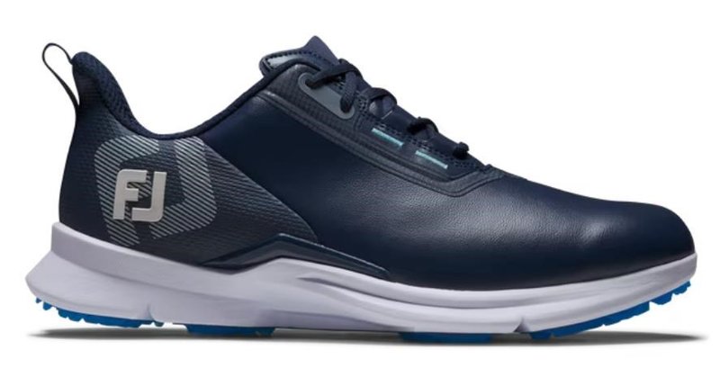 FootJoy FJ Fuel mens golf shoes, navy/white/blue