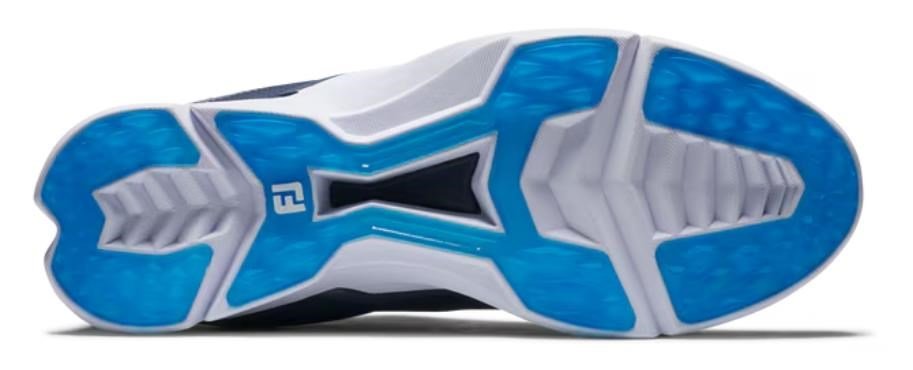 FootJoy FJ Fuel mens golf shoes, navy/white/blue