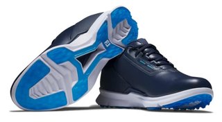 FootJoy FJ Fuel mens golf shoes, navy/white/blue
