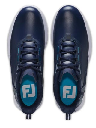 FootJoy FJ Fuel mens golf shoes, navy/white/blue