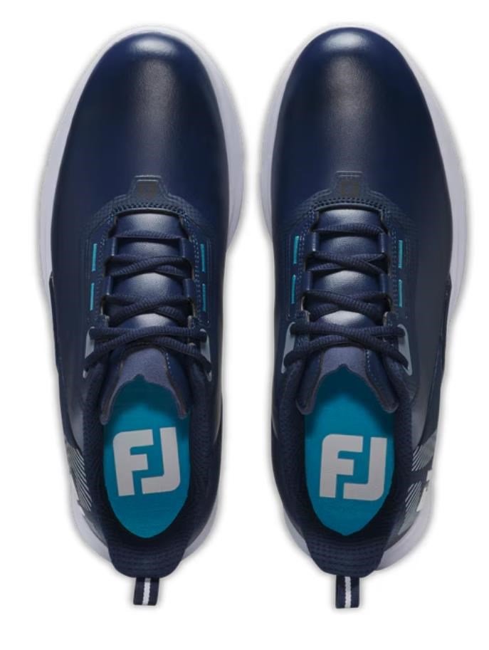 FootJoy FJ Fuel mens golf shoes, navy/white/blue