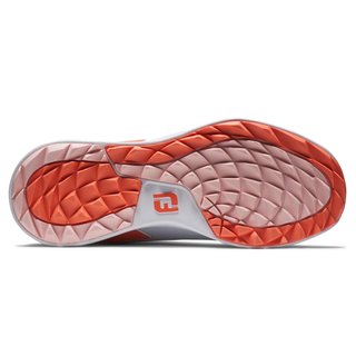 FootJoy Performa ladies golf shoes, white/coral