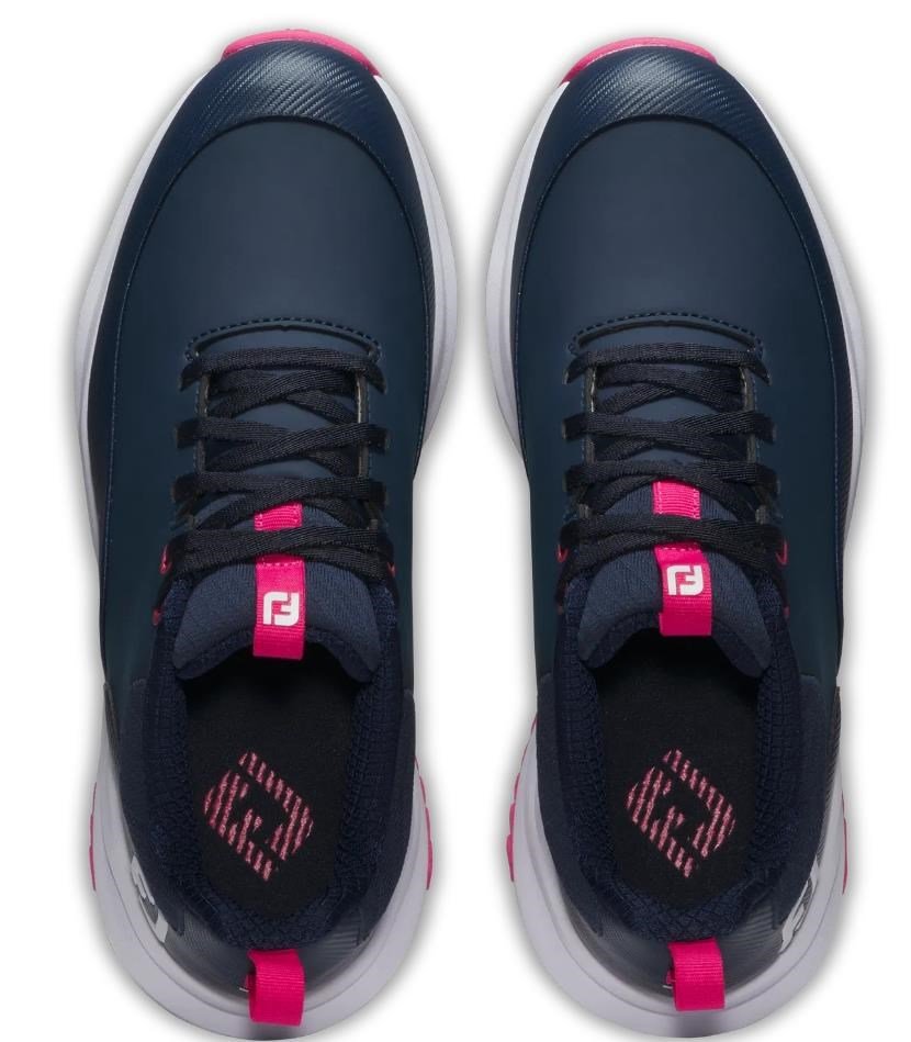 FootJoy Tour Rival ladies golf shoes, navy/white/pink
