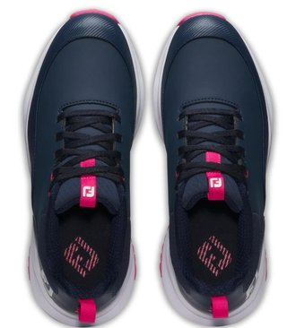FootJoy Tour Rival ladies golf shoes, navy/white/pink