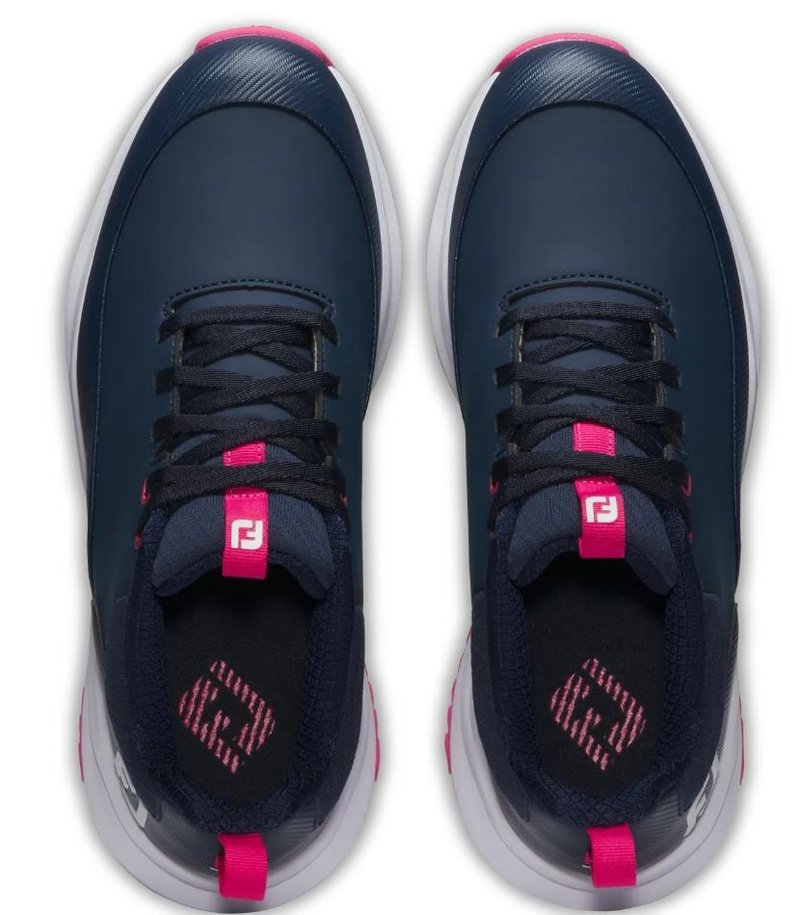 FootJoy Tour Rival ladies golf shoes, navy/white/pink
