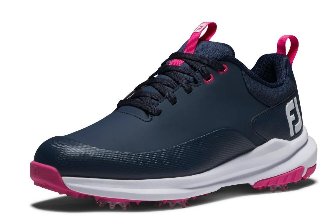 FootJoy Tour Rival ladies golf shoes, navy/white/pink
