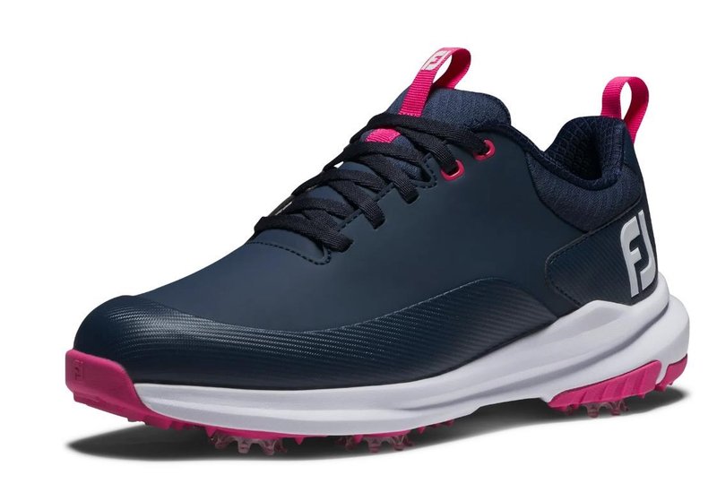 FootJoy Tour Rival ladies golf shoes, navy/white/pink