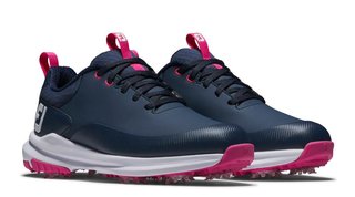 FootJoy Tour Rival ladies golf shoes, navy/white/pink