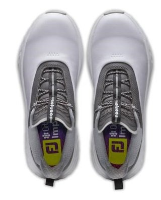 Footjoy FootJoy Quantum Leather ladies golf shoes, white/charcoal