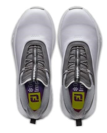 Footjoy FootJoy Quantum Leather ladies golf shoes, white/charcoal