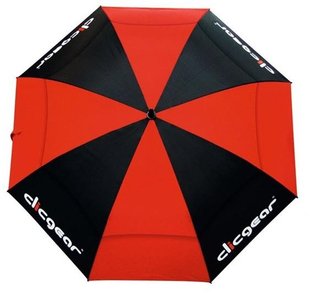 Clicgear Double Canopy golf umbrella 68", black/red