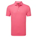 FootJoy Speckle Print Pique men's polo, pink lemonade