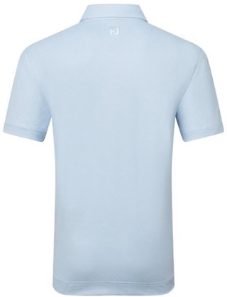 FootJoy Etched Texture Print Lisle men's polo, skyway