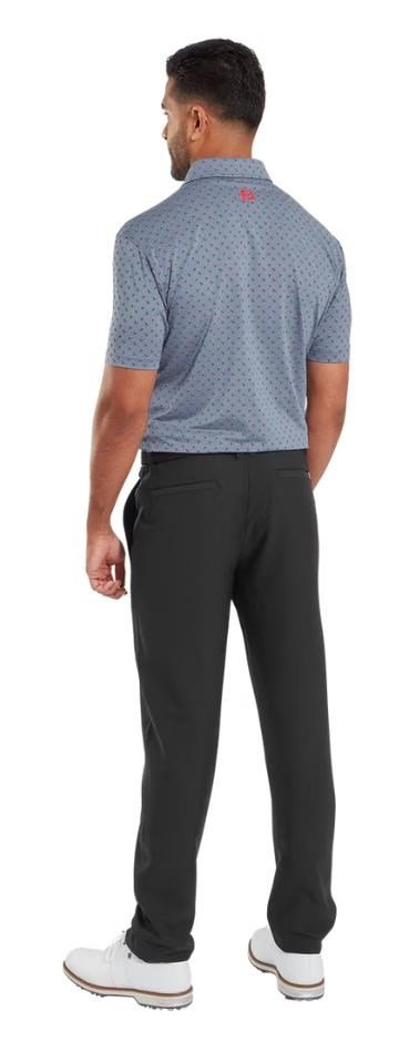 FootJoy Flower Bud Foulard Lisle men's polo, flint