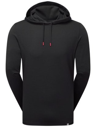 FootJoy Ottoman Jacquard men's hoodie, black