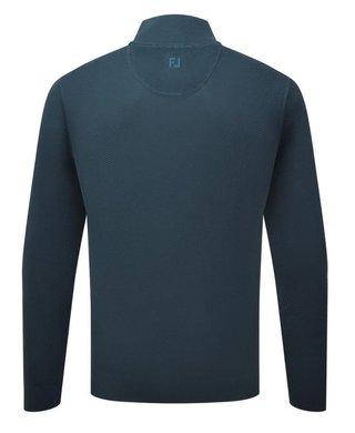 FootJoy Drirelease Button Placket men's sweater, dark denim
