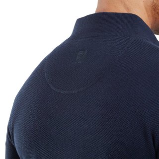 FootJoy Drirelease Button Placket men's sweater, dark denim