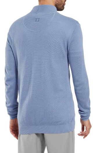 FootJoy Drirelease Button Placket men's sweater, blue jay
