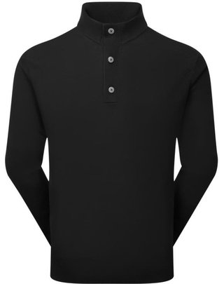 FootJoy Drirelease Button Placket men's sweater, black