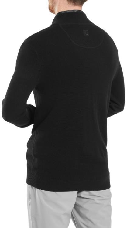 FootJoy Drirelease Button Placket men's sweater, black