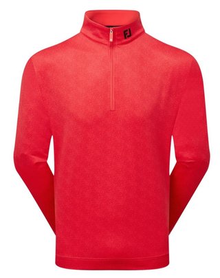 FootJoy Speckle Print Chill-Out men's sweatshirt, hibiscus