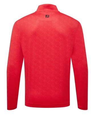 FootJoy Speckle Print Chill-Out men's sweatshirt, hibiscus