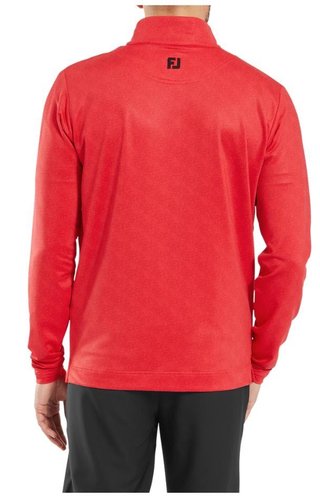 FootJoy Speckle Print Chill-Out men's sweatshirt, hibiscus