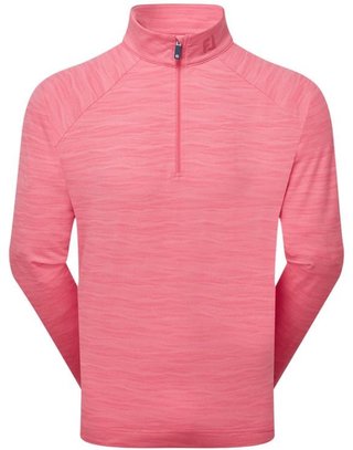 FootJoy Wave Jacquard Chill-Out men's sweatshirt, pink lemonade