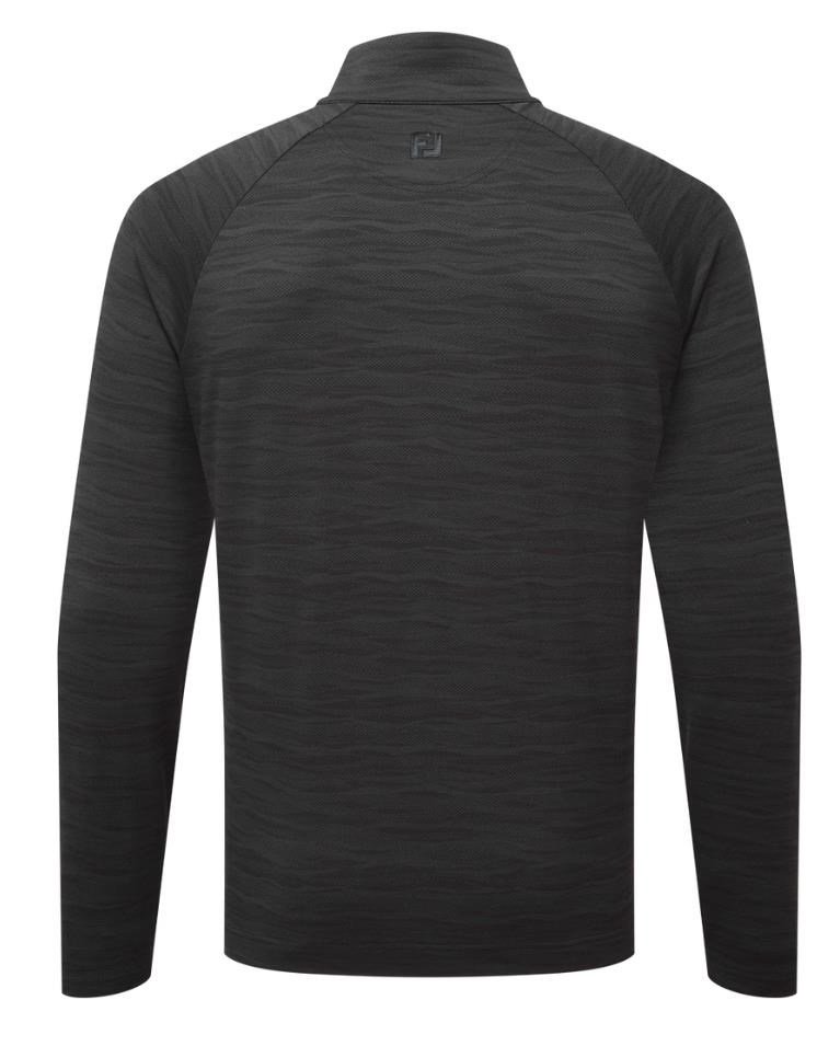 FootJoy Wave Jacquard Chill-Out men's sweatshirt, black